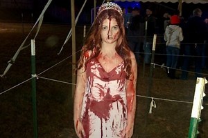 Woman in Bloody Carrie Costume Horrifies First Responders After Car Crash, Can't Tell If She's Kidding