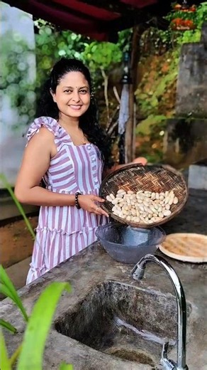 Traditional Jackfruit Seed Sweet Balls | Sri Lankan Kos Ata Aggala Recipe #Shorts