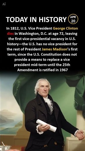 Who Was the First Vice President to Die in Office?