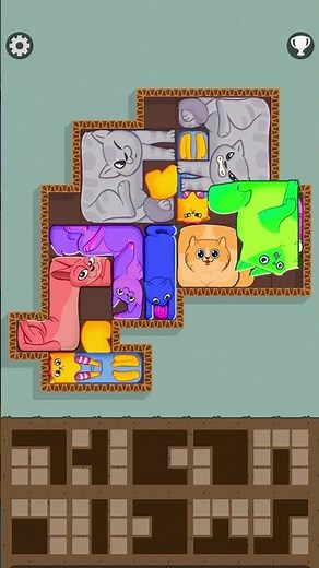 Puzzle Cats - Gameplay Walkthrough (iOS & Android) #shorts #games #funny