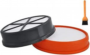 EZ SPARES Replacement for Hoover Filter Kit UH72400, UH72401, UH72402, UH72405, UH72406, UH72409 Upright Vacuums Attachment Replaces Part # 440003905 and 303903001(2PCS)