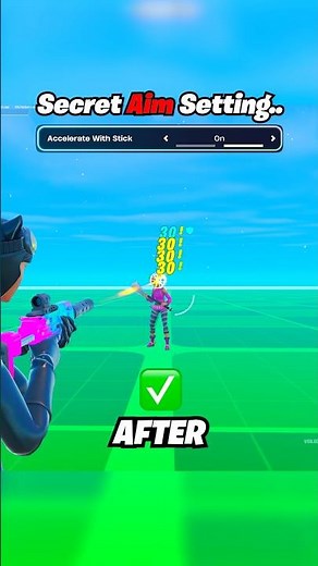 ZERO Recoil Aimbot Setting In Fortnite 🎯 (Controller & KBM) - PS5, XBOX, PC, SWITCH