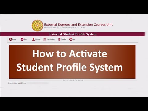 How to Activate Student Profile Video
