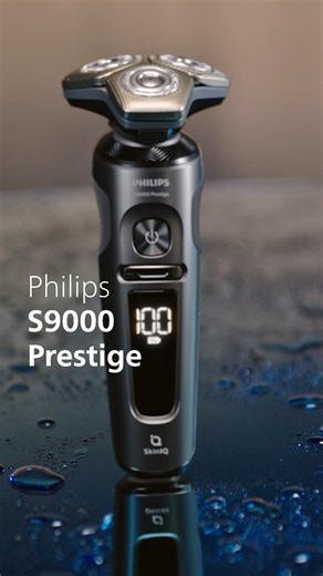 Philips S9000 Prestige dizajniran je za muškarce koji od brijanja očekuju više. 🙌 NanoTech oštrice, fleksibilne glave i snažan digitalni motor pružaju izuzetno glatko brijanje, dok se aparat za brijanje prilagođava konturama lica i gustini tvoje brade. Probaj i uveri se sam! | Philips