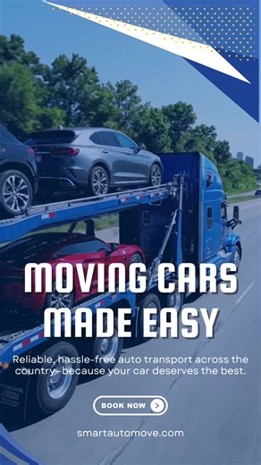 🚗 Moving cars made easy! ✨ At Smart Auto Move, we handle your vehicle transport with care, reliability, and speed — so you can focus on what matters most. Nationwide service, stress-free delivery. 🌎 #SmartAutoMove #CarShipping #AutoTransport #VehicleDelivery #NationwideShipping #CarTransportExperts