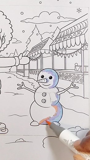 12 reactions · 7 comments | How to color a snowman/Tutorial. There are so many ways to color a snowman. This is one of them. Like&Share﫶 Follow along to see more coloring content. See you soon Bubbly Friends. #howto #How #tutorial #colors #coloring #colorful #colorwithme Coco Wyo Coloring Books Coloring Arena Coloring for me Adult Coloring Group Coloring Book Cafe | Zoeyy M Clinkscale | Facebook