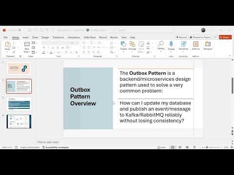 Outbox Pattern: Reliable Event Publishing in Microservices
