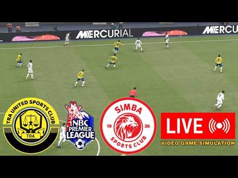 🔴 Simba vs TRA united - NBC Premier League 2026 LIVE Score & PES21 Simulation