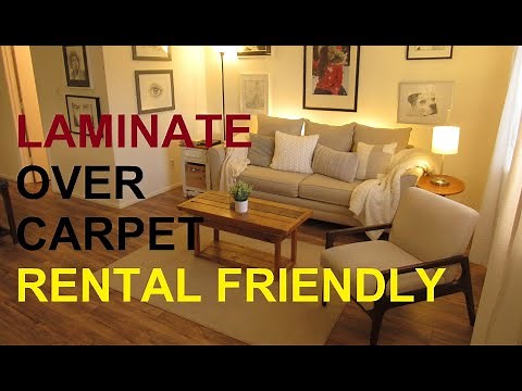 Laminate Over Carpet Rental Friendly