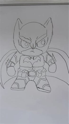 Como Desenhar o Batman Chibi #Batman #Chibi