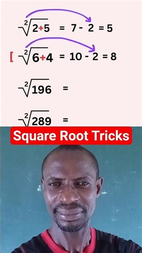 Square Root Tricks #mathtricks