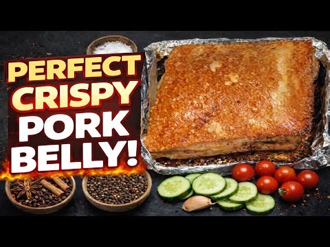 How to Make Crackling Pork Belly | Crispy Skin, Juicy Meat | Step-by-Step Recipe