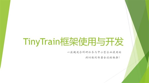 TinyTrain框架使用与开发-项目3-训练器制作