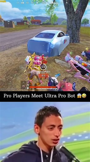 Pro Player Meet Ultra Pro Bot 🧐🥶 #pubgmobile #pubg #bgmi