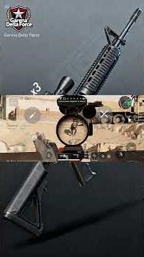 Build CAR-15 Assault Rifle #deltaforce #garenadeltaforce #gameplay