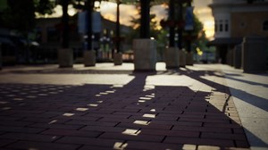 small town with empty streets