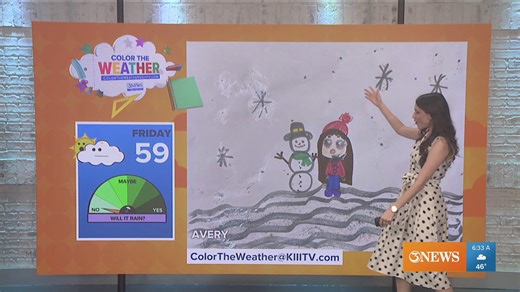 Color the weather with Met. Kristin Walla, Jan. 30