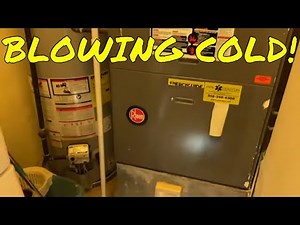 Rheem Gas Furnace Blowing Cold Air Not Heating 3 Flashes on Control Board Roll Out Switch Open