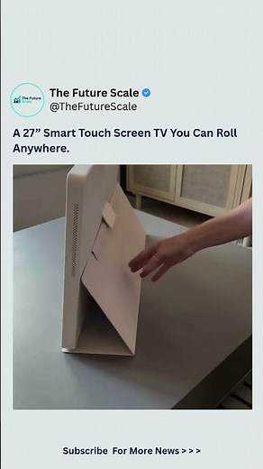 This 27” Portable Touch Screen TV Does It All