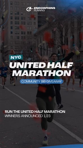 Endorphins Running on Instagram: "As part of our ongoing commitment to showing up for the running community and creating REAL opportunities for runners, we’re giving away entries to the sold out United Half marathon on Sunday, March 15th. These entries are given out to ensure more members of our community can experience the start line… together. If selected, you will receive a free race singlet/crop, 4 months of access to our app for best in class training resources, and @newbalancerunning shoes