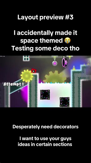 Geometry Dash Extreme Demon Challenge Layout Preview