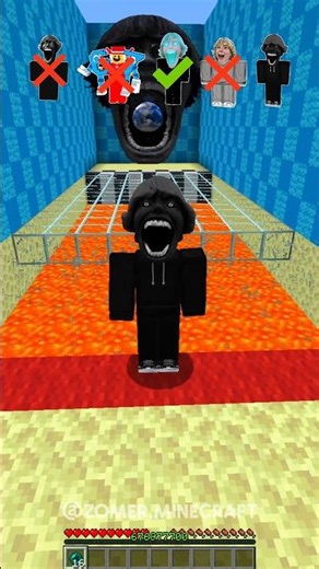 67 Lore Italian Brainrot VS Breaking Glass Floor 💀 #minecraft #shorts