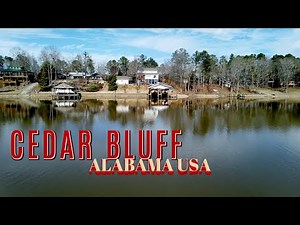 CEDAR BLUFF ALABAMA DRONE FOOTAGE 1/21/2023