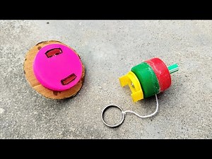 How To Make A String Beyblade Launcher Using Bottle Caps | Hacker4u
