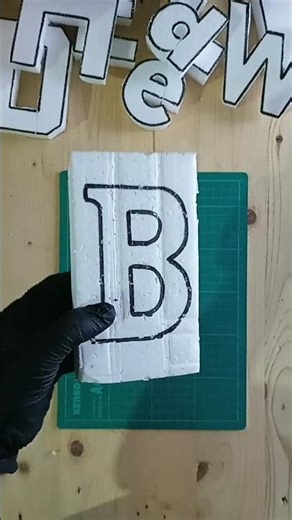 Foam Cutting ✂✨🔥 Letter O (liquid) / What is next,#asmr#cuttingfoam#styrofoam#satisfying#Craft