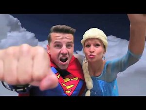 Frozen Elsa POO COLORED BALLS Spiderman vs Joker Superheroes in Real Life