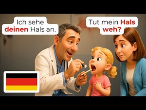 🇩🇪 Doctor Visits with Your Mom | A1-A2 | Learn German Fast | Beginner Level
