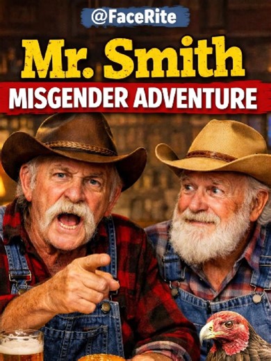 Mr. Smith Misgender Adventure 🍔🍺 Mr. Smith thought he was just tellin’ a simple wedding story at the Buzzard Butt Diner… 🍔🍺 But when the punchline hits, things go sideways faster than a raccoon in a cornfield 🤠💀 Lou ain’t heard this one before — and the look on his face says it all. If you like old-timer bar jokes, country humor, and Buzzard Butt stories, you’re gonna wanna watch this one all the way through 😂#fyp #foryou #foryoupage #tiktokcomedy #viralcomedy #funnyvideos #storytime #jok