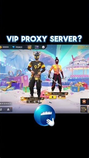 Diamond Use (VIP Proxy Server)💀👾To find proxy server, follow these steps.🎯 1, FOLLOW