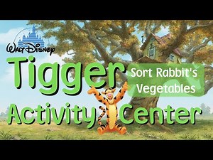 Disney's Tigger: Activity Center - Sort Rabbit's Vegetables (Gameplay/Walkthrough)