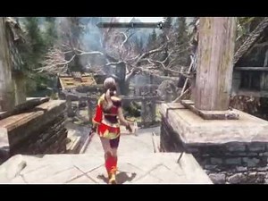 Skyrim - Female High Heel Walk [Update 2] part2