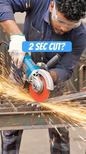 2 Second Cut?! This Is Next Level Power#grinder #tools