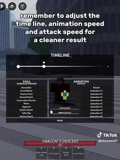Speedster Moveset Tutorial for TSB