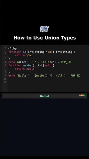How to Use Union Types #uniontypes