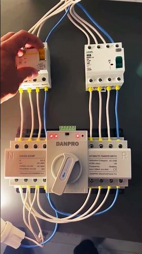 Automatic changeover wiring diagram | How it's working