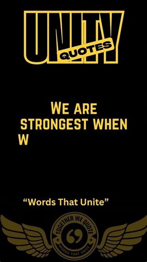 Unity Quotes 🤝 | Inspiring Words on Togetherness, Strength & Harmony | #shorts