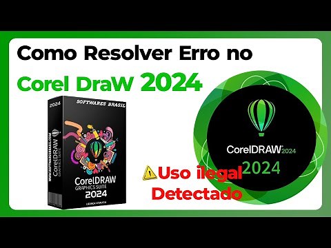 Como resolver Erro no Corel Draw 2024