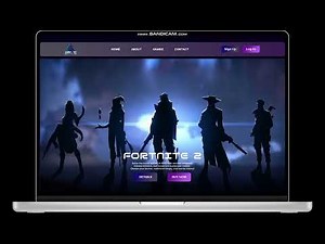 Full game website using Figma Perfect for game developers looking to showcase their creations online
