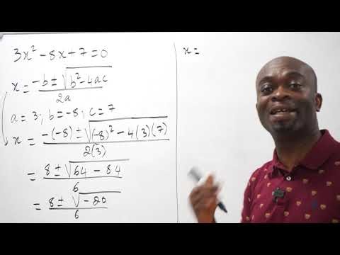 Solving Quadratic Equations Involving Complex Numbers