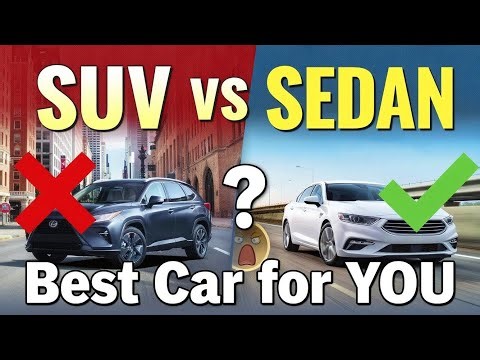 SUV vs Sedan – Which Should YOU Choose?