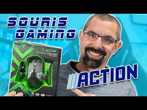 SOURIS Gaming BATTLETRON de chez ACTION - Une souris gamer à moins de 10€