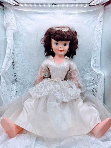 Deb (dazz) Haunted Doll ~ 30" RARE Uneeda Bride Vessel ~ Paranormal ~ She OWNED the Doll ~ Chatty ~ Outgoing ~ Needs Youtube - Etsy