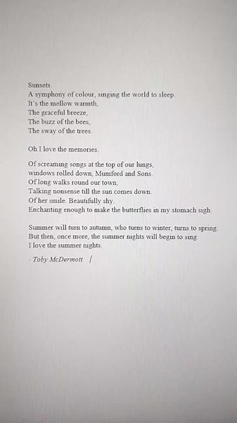 Elegant Summer Poetry: Saying Goodbye to Summer 2022