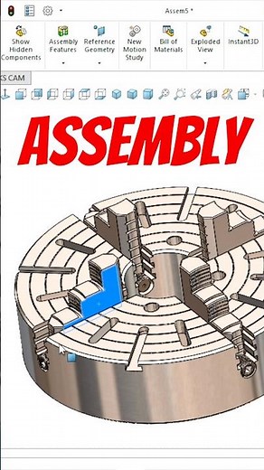 Solidworks assembly tutorial #shorts #ytshorts #solidworks #malviyacadsolution