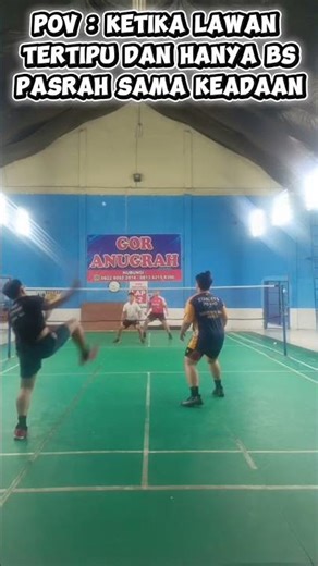 hbt / herbert / Stanley vs vilbert pb cukurukuk gor anugerah medan badminton