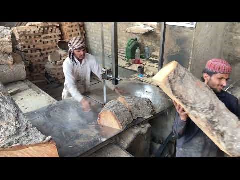 Dangerous Wood Cutting Work